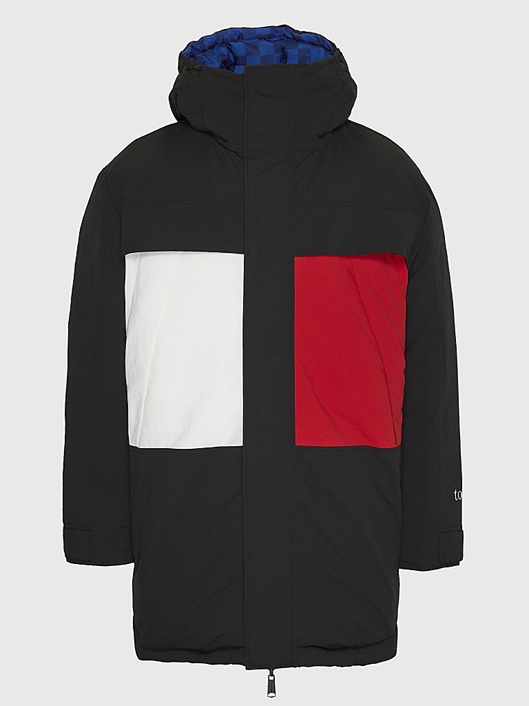 TOMMY COLLECTION FLAG PARKA