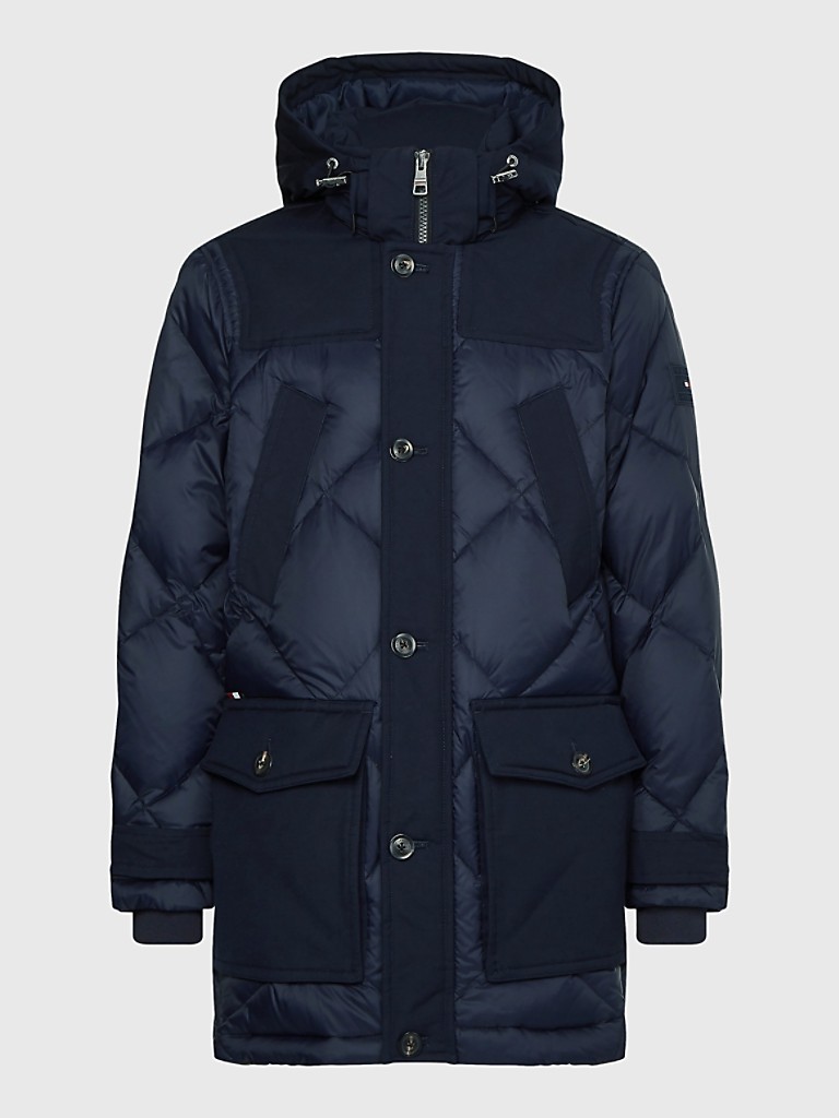 DIAMOND QUILTED DOWN ROCKIE PARKA