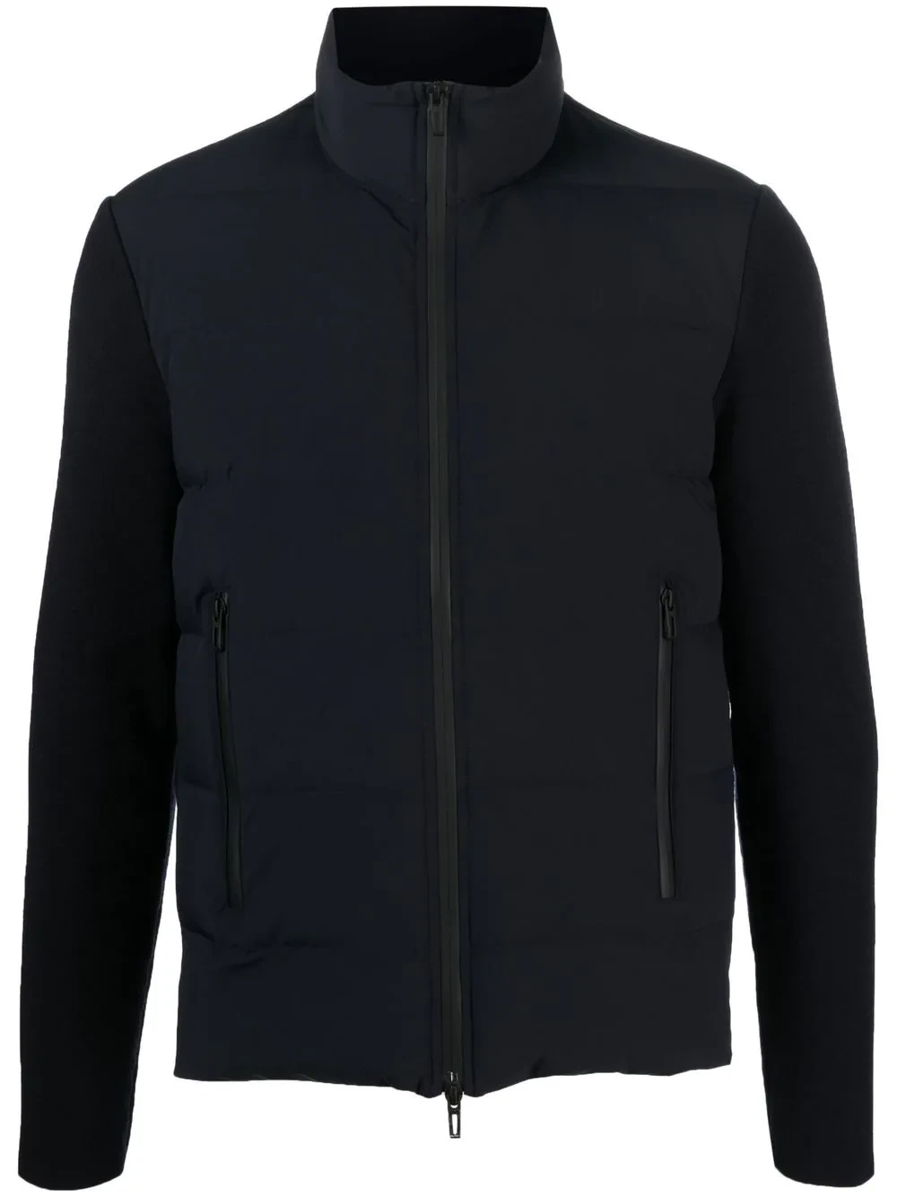 logo-patch padded down jacket