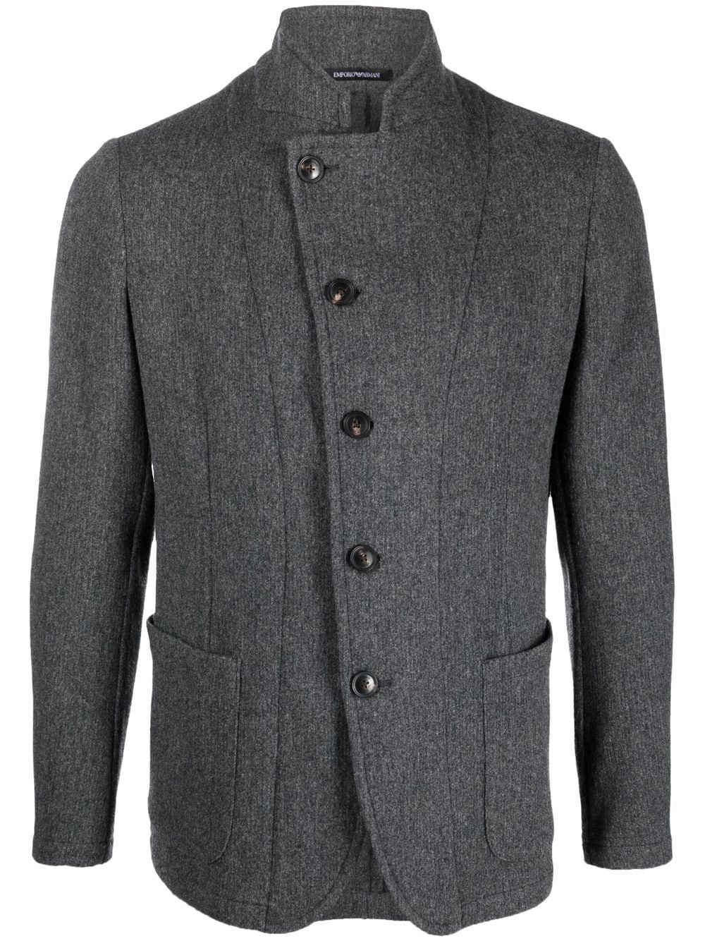 off-centre blazer jacket