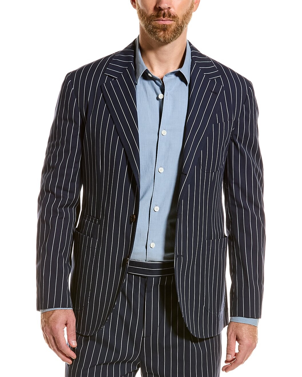 Suit with Pleated Pant