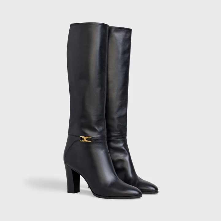 CLAUDE BOOT IN CALFSKIN BLACK