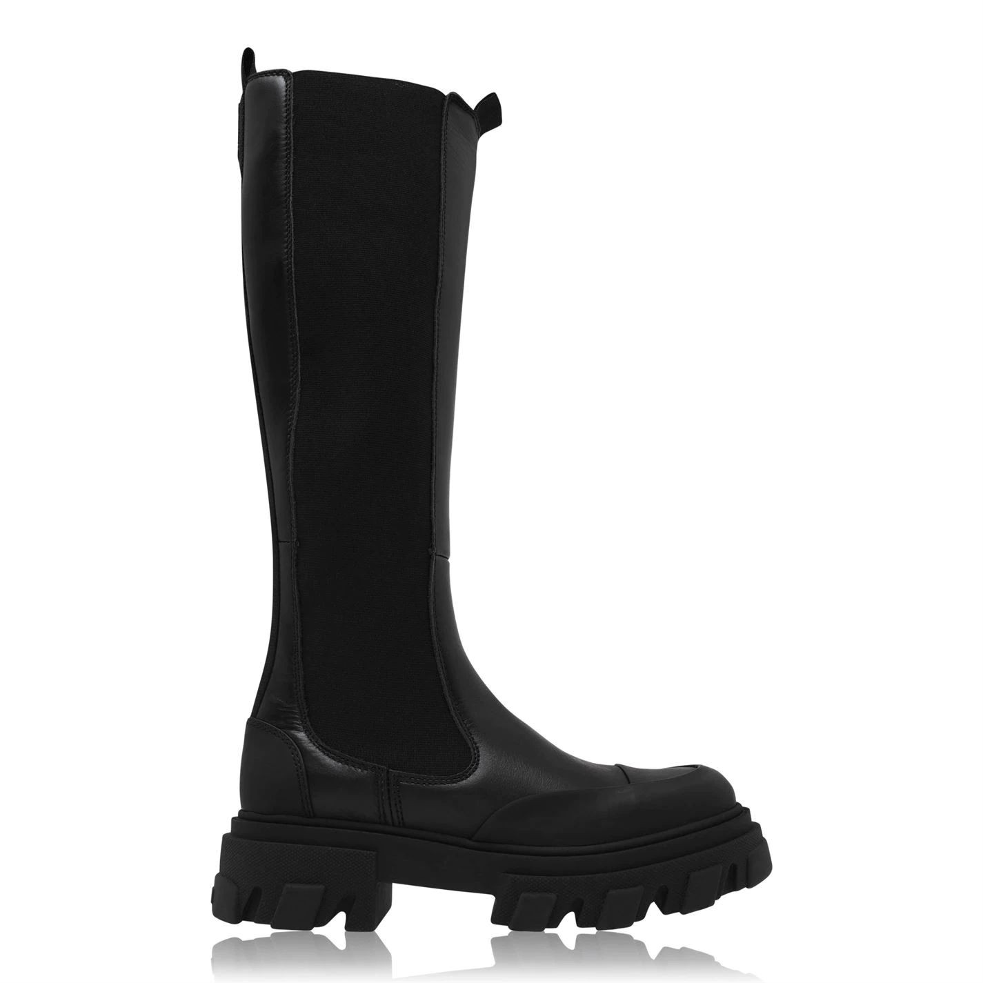 KNEE HIGH CHELSEA BOOTS