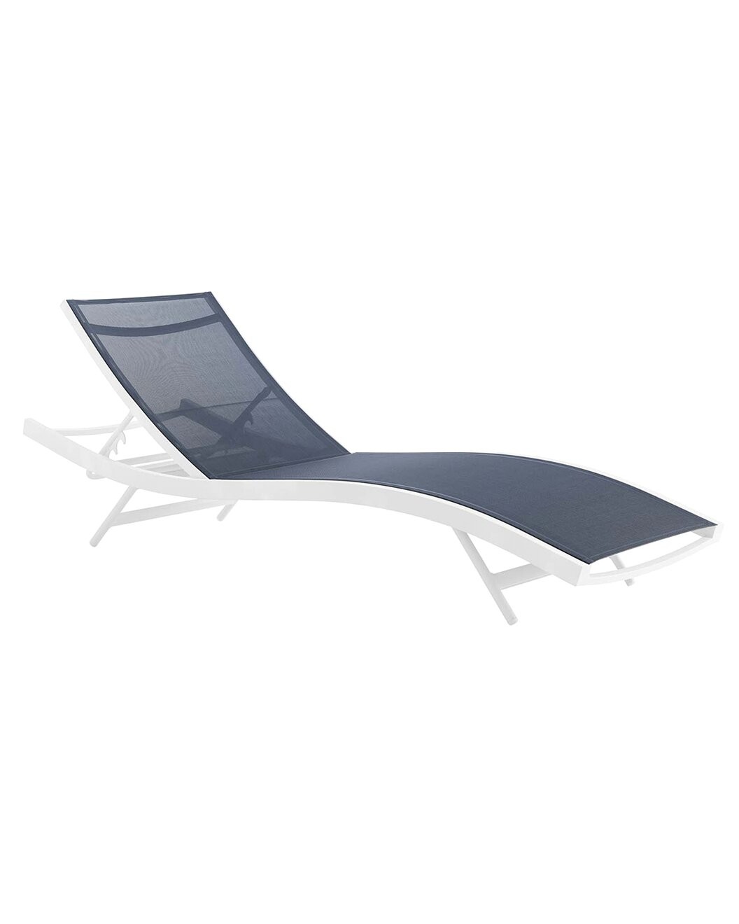 Outdoor Glimpse Outdoor Patio Mesh Chaise Lounge Chair