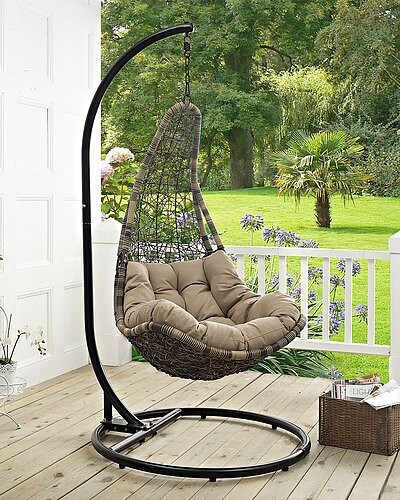 Outdoor Abate Outdoor Patio Swing Chair With Stand ; Our price: