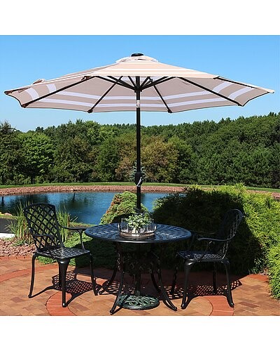 Outdoor Solar Patio Umbrella