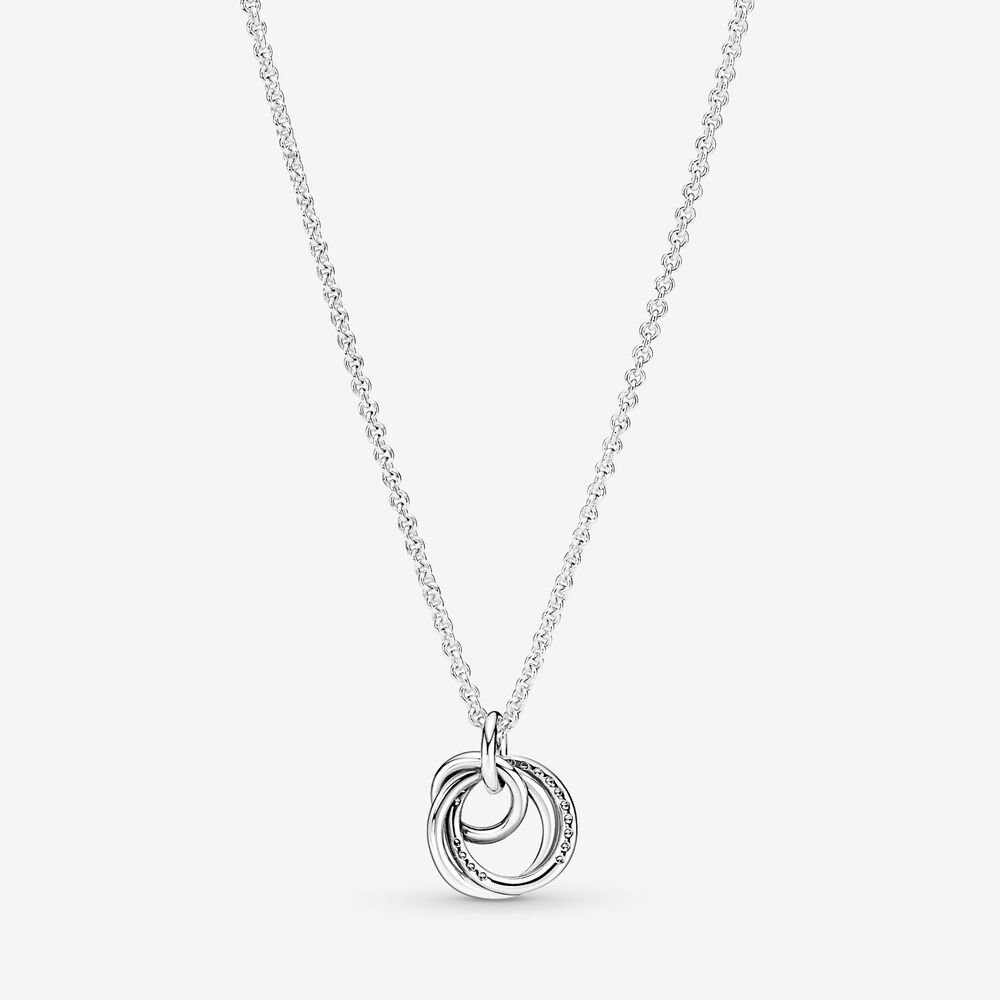 Family Always Encircled Pendant Necklace
