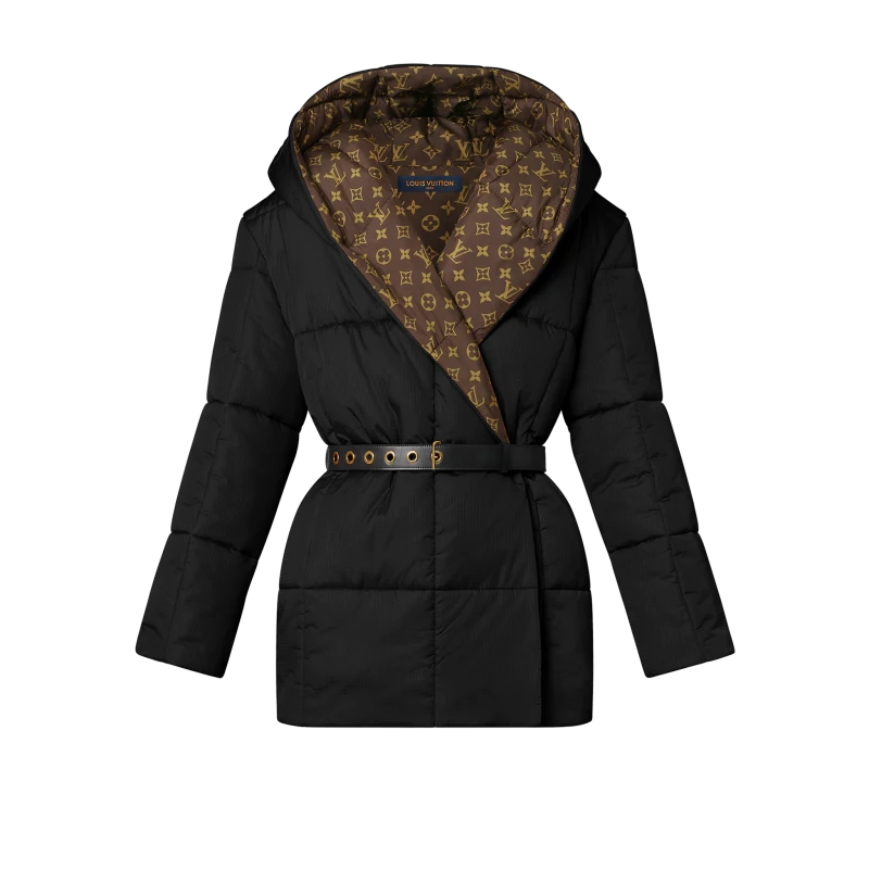 1AA8YC SHORT PILLOW PUFFER WRAP COAT