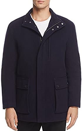 Cole Haan Men's Wool Cashmere Car Coat