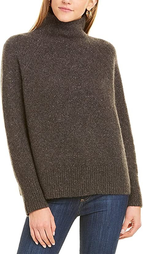 Vince Women's Cashmere Donegal Turtleneck