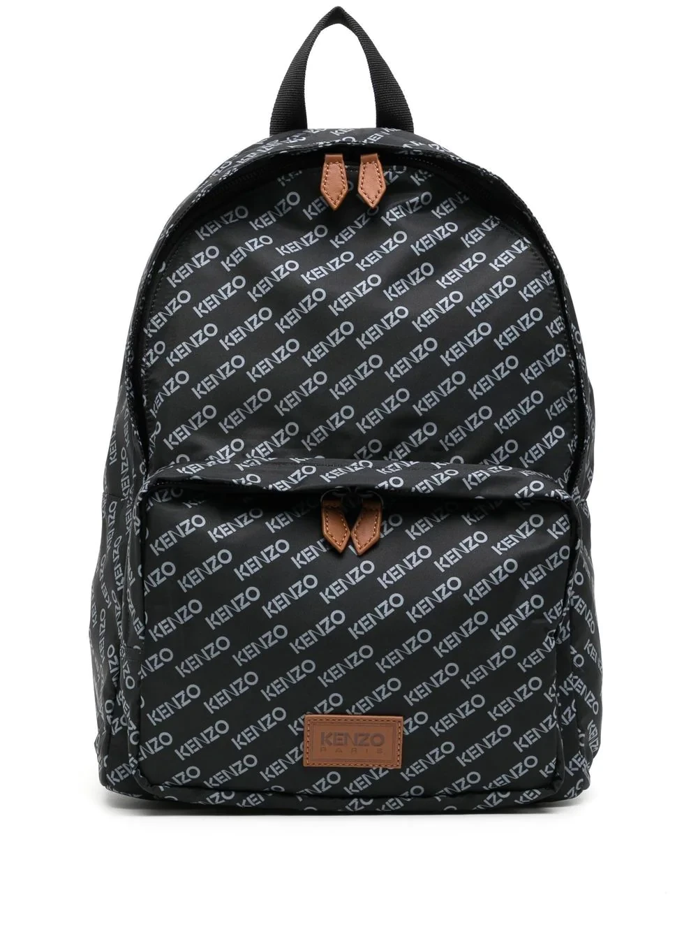 logo-print backpack