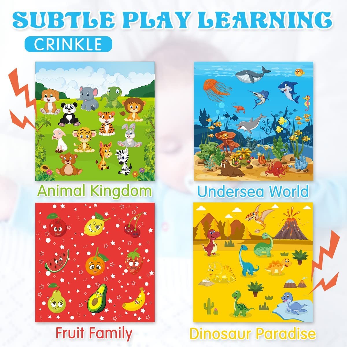 Aiduy Baby Toys 6 to 12 Months - Montessori Toys for Babies 6-12 Months - Infant Newborn Toddlers Sensory Toys Baby Magic Tissue Box for 1 Year Old Boys Girls Kids Early Learning Toys Baby Gifts