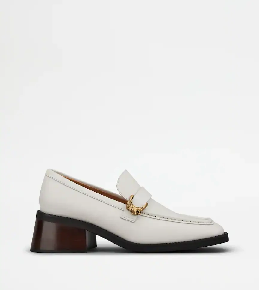 Tod's Heeled Loafers in Leather