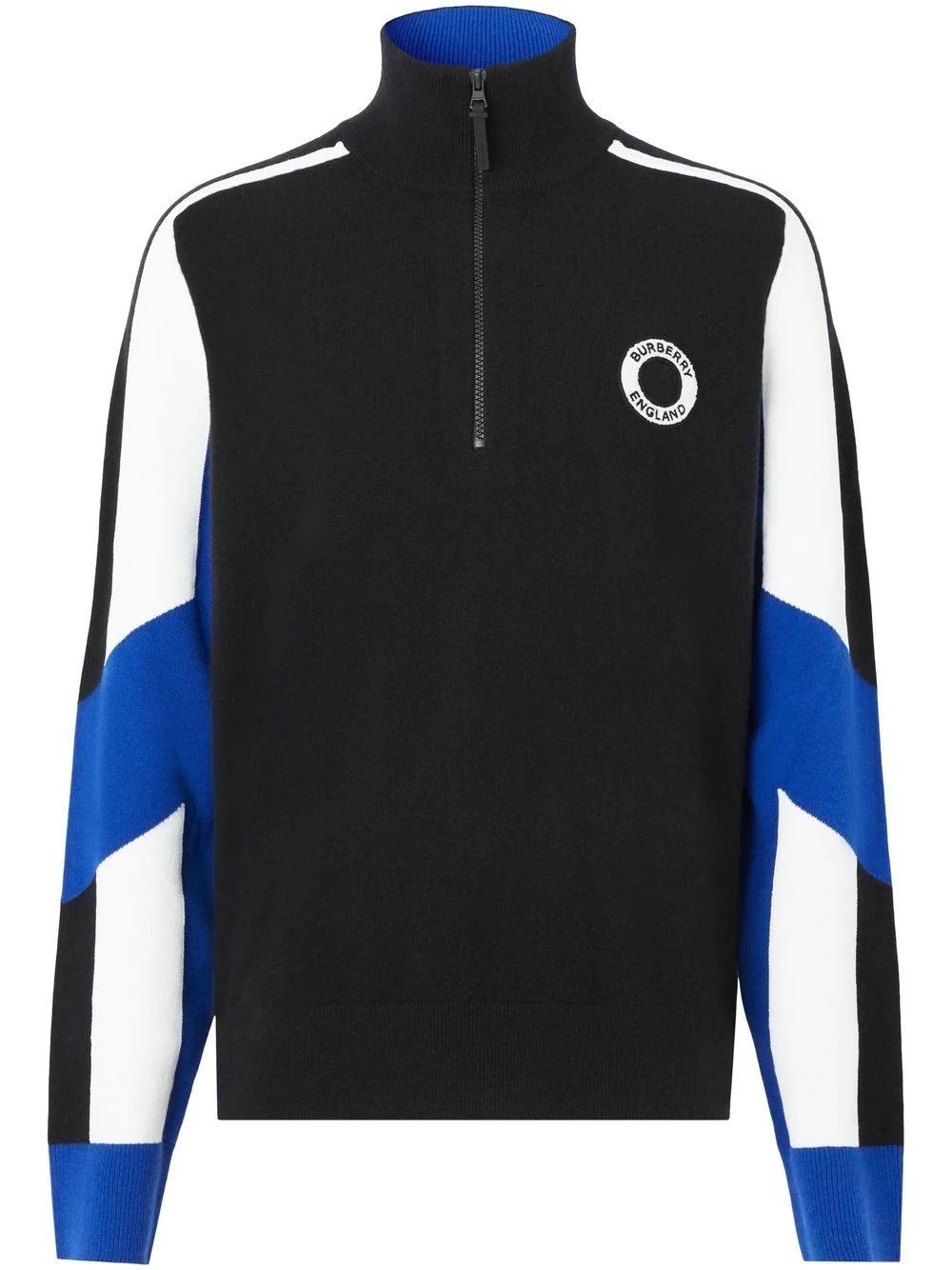 logo-patch zip-front jumper