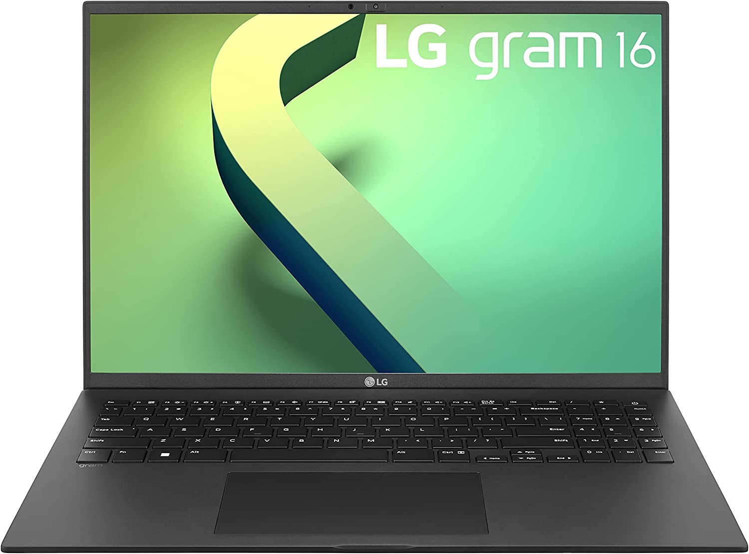 LG gram (2022) Laptop 16Z90Q 16" Display, Intel Evo 12th Gen Core i7, 16GB RAM, 256 GB SSD, Windows 11, Black