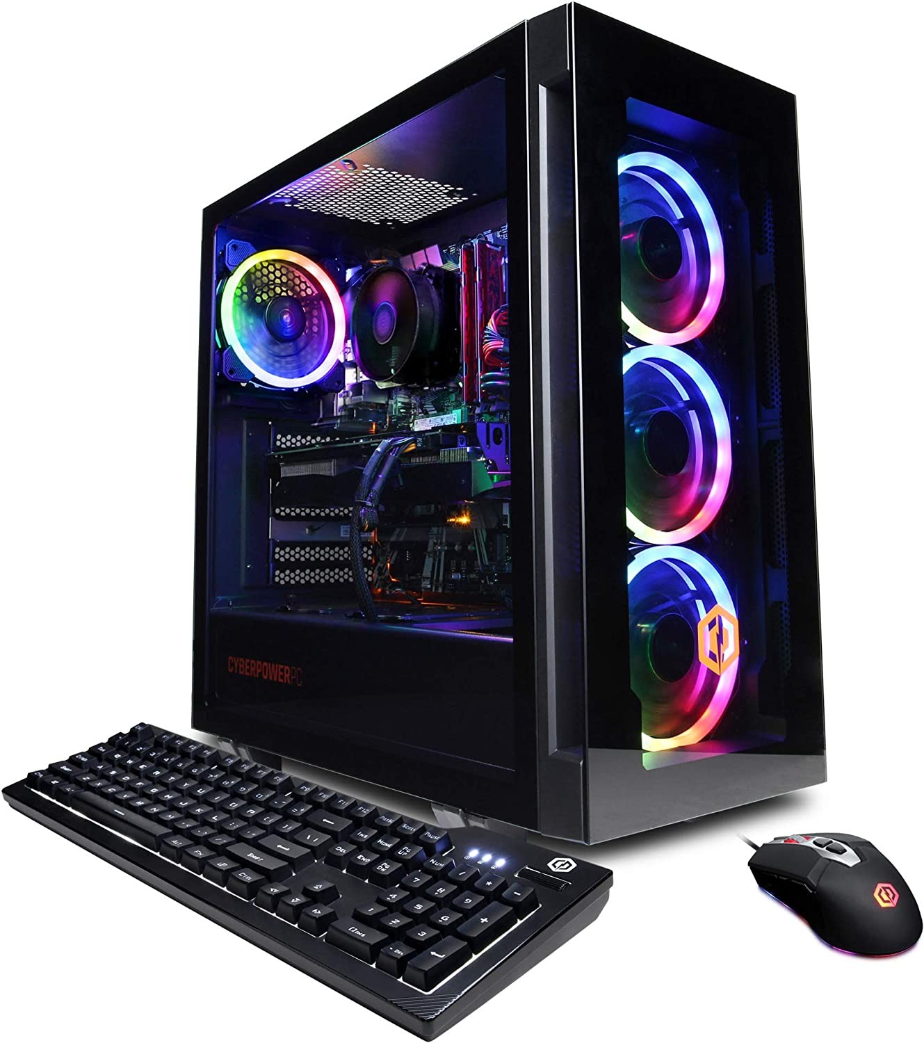 CYBERPOWERPC Gamer Xtreme VR Gaming PC, Intel Core i5-11600KF 3.9GHz, 16GB DDR4, GeForce RTX 3060 12GB, 500GB NVMe SSD, 1TB HDD, WiFi Ready