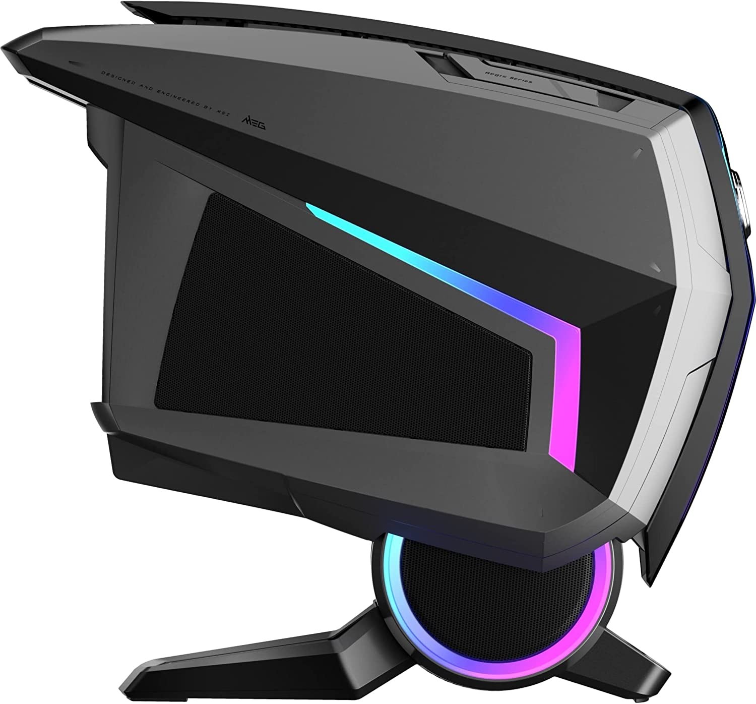 MSI Aegis Ti5 (Full) Gaming Desktop, Intel Core i9-12900K, GeForce RTX 3080 Ti, 64GB Memory, 2TB SSD   2TB HDD, WiFi 6E, Liquid Cooling, USB Type-C, VR-Ready, Windows 11 PRO (12VTF-027US)