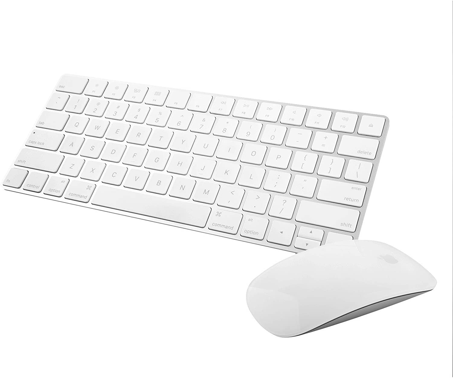 Apple Wireless Magic Keyboard 2 -MLA22LL/A withApple Magic Bluetooth Mouse 2 -MLA02LL/A (Renewed)