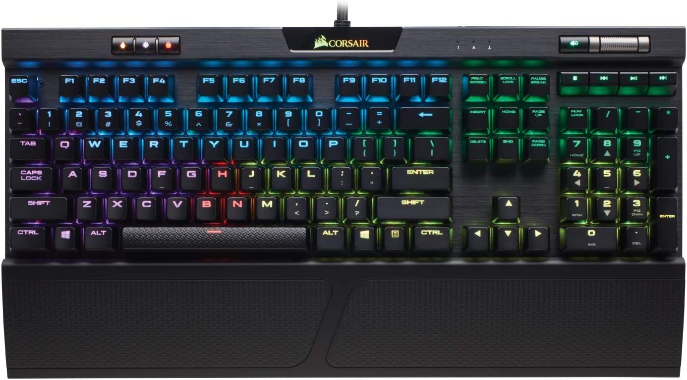 Corsair K70 RGB MK.2 Rapidfire Mechanical Gaming Keyboard - USB Passthrough