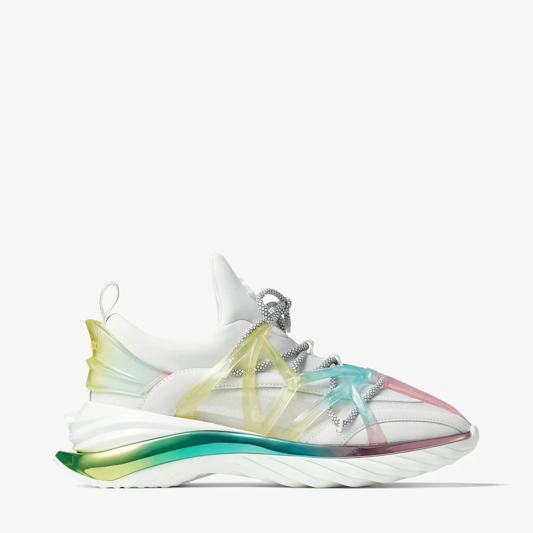 Unicorn Mix Neoprene and Mesh Low-Top Trainers
