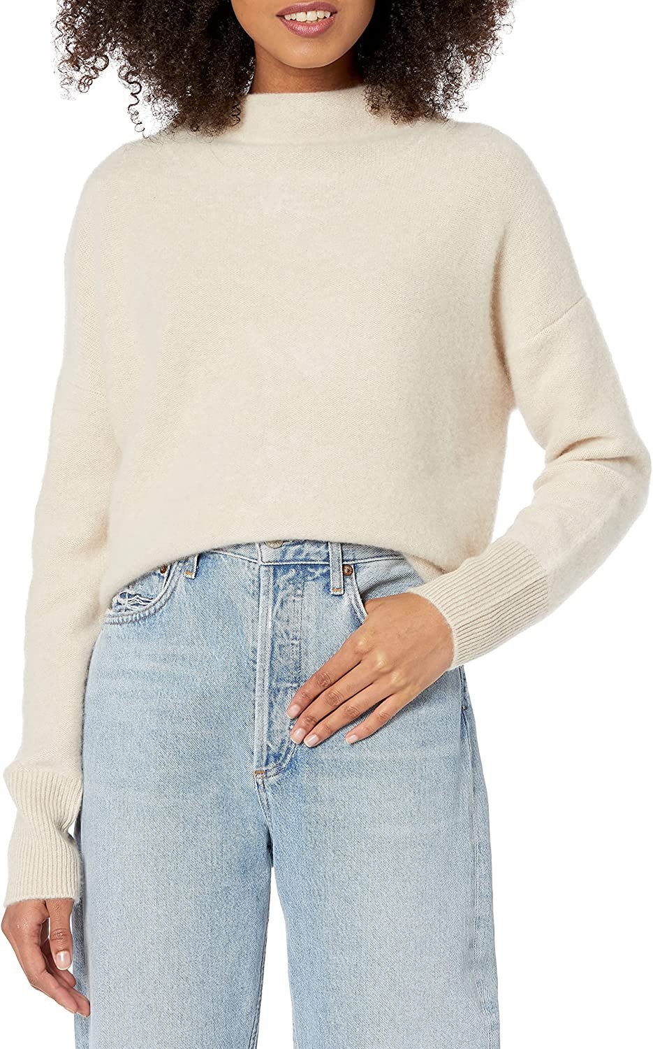 Vince Women's Boiled Funnel Neck Pullover