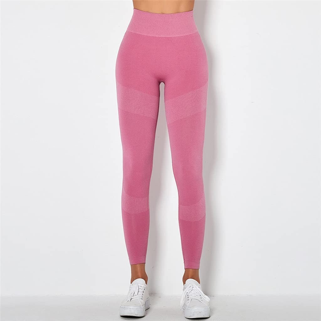 CUJUX High Waist Seamless Leggings for Women Workout Super Stretchy Fitness Leggings Jogging Trousers