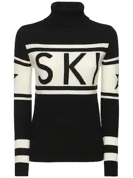 SCHILD INTARSIA WOOL KNIT SWEATER