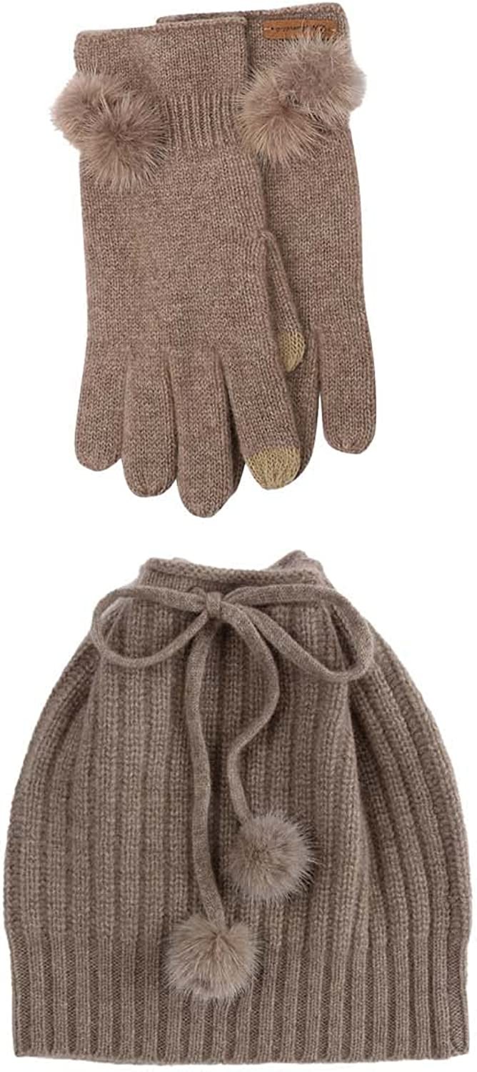 100% Cashmere Slouchy Skull Beanie Hat, Winter Women Cashmere Beanies Hat, Oversize Soft Beanie Hats with Gift Box