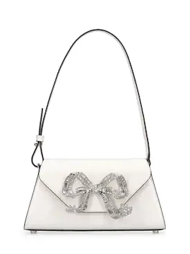 MINI BOW LEATHER SHOULDER BAG