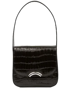 RAINBOW CROC EMBOSSED SHOULDER BAG