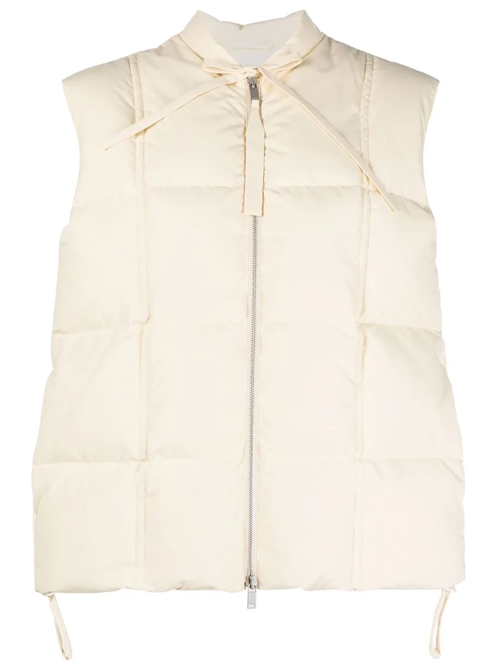quilted down gilet