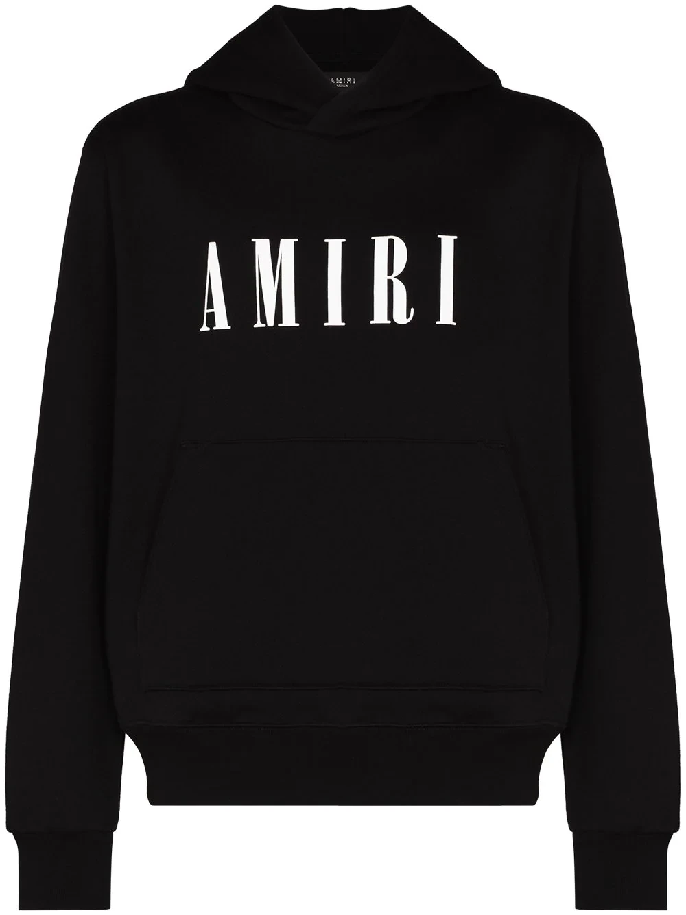logo-print cotton hoodie
