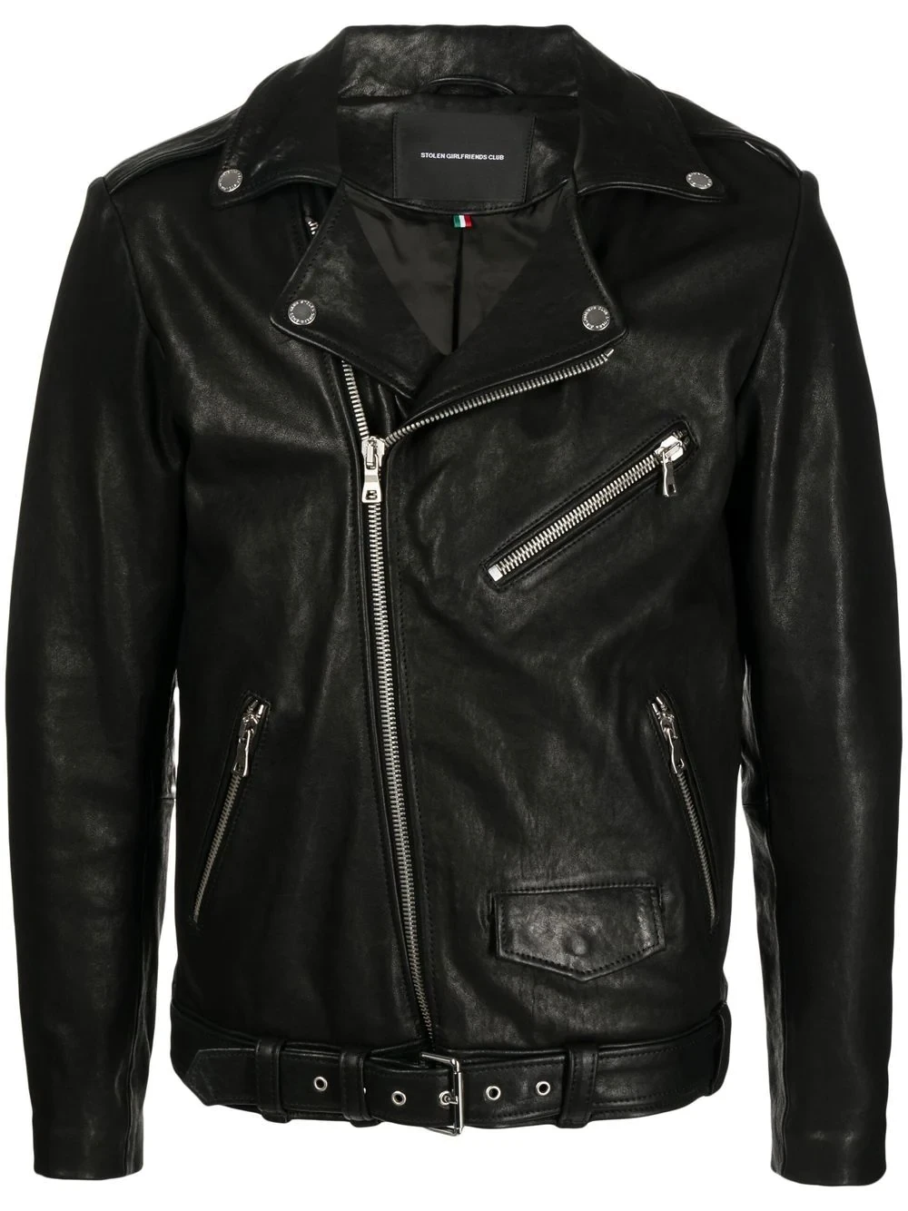 Joey leather biker jacket
