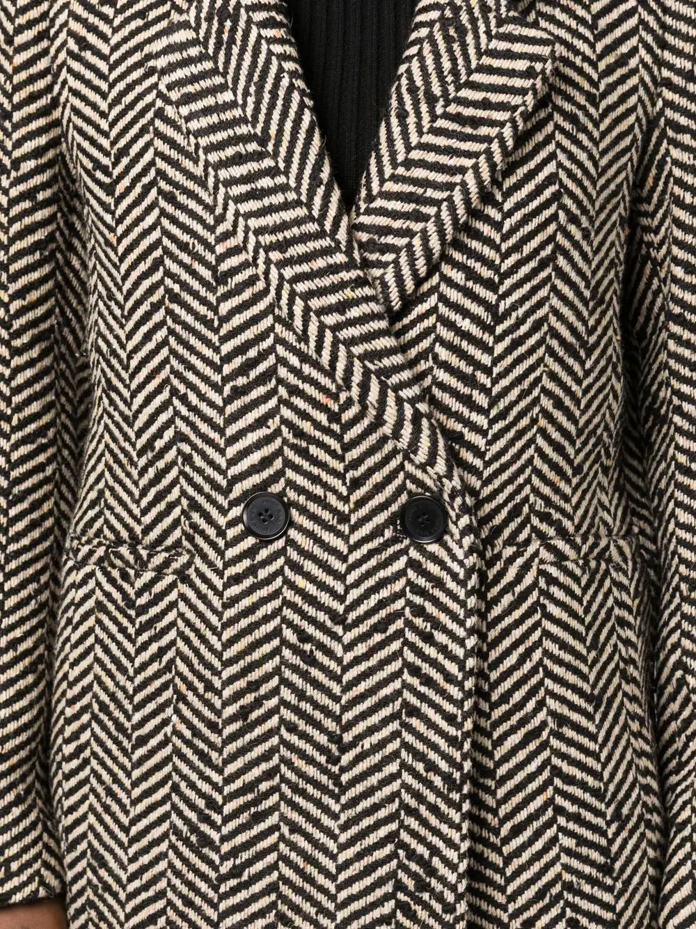 Diana fishbone-pattern blazer