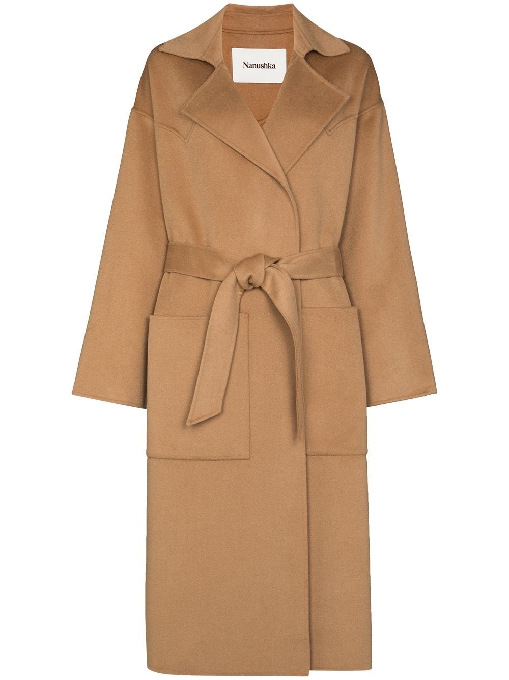 Alamo belted midi coat