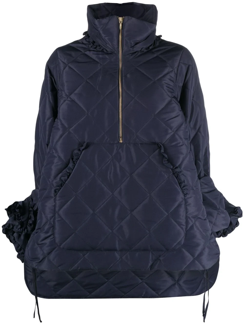 Helen removable-sleeve quilted jacket