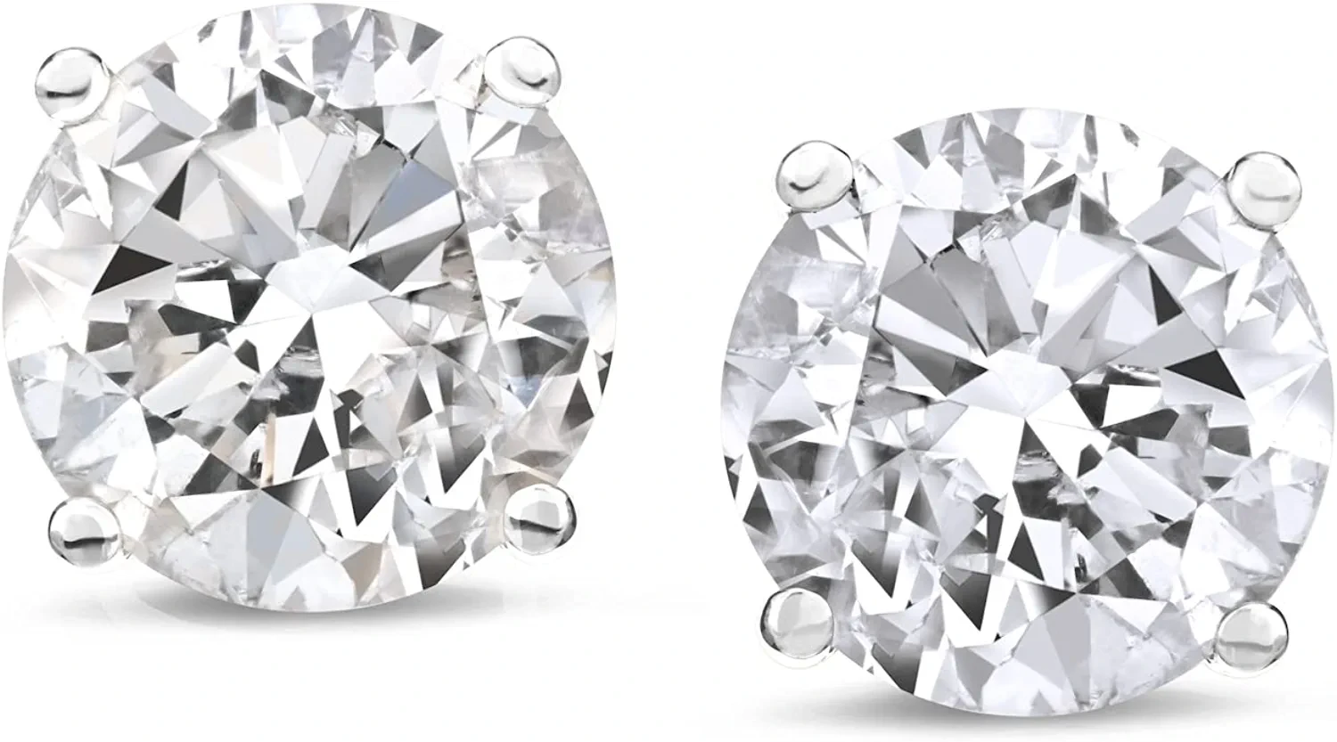 Collection 14K Gold Round-Cut Diamond Stud Earrings (1/4-2 cttw, J-K Color, I2-I3 Clarity)