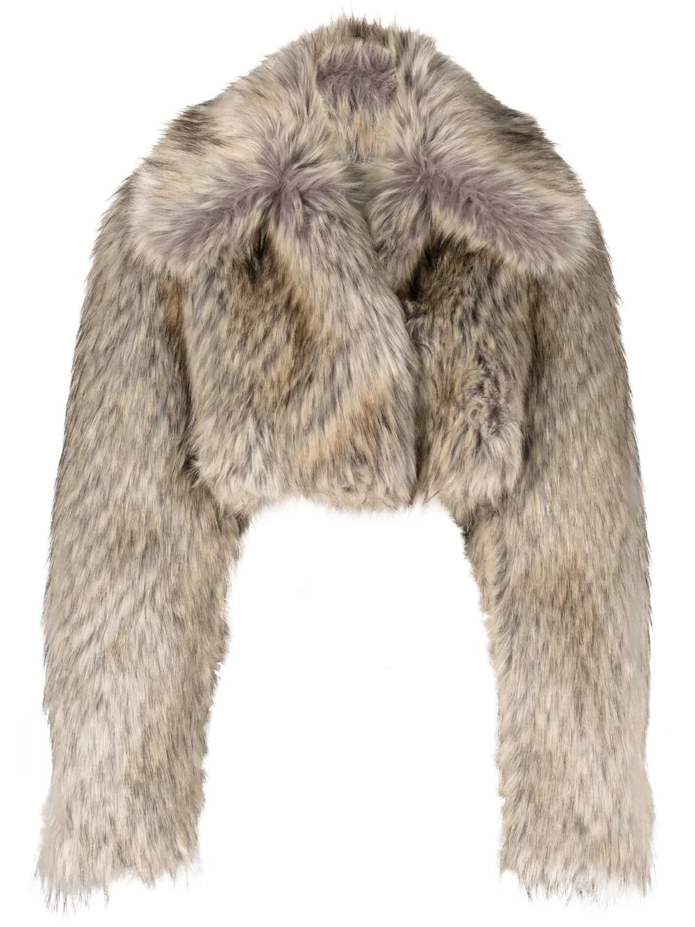faux-fur cropped jacket