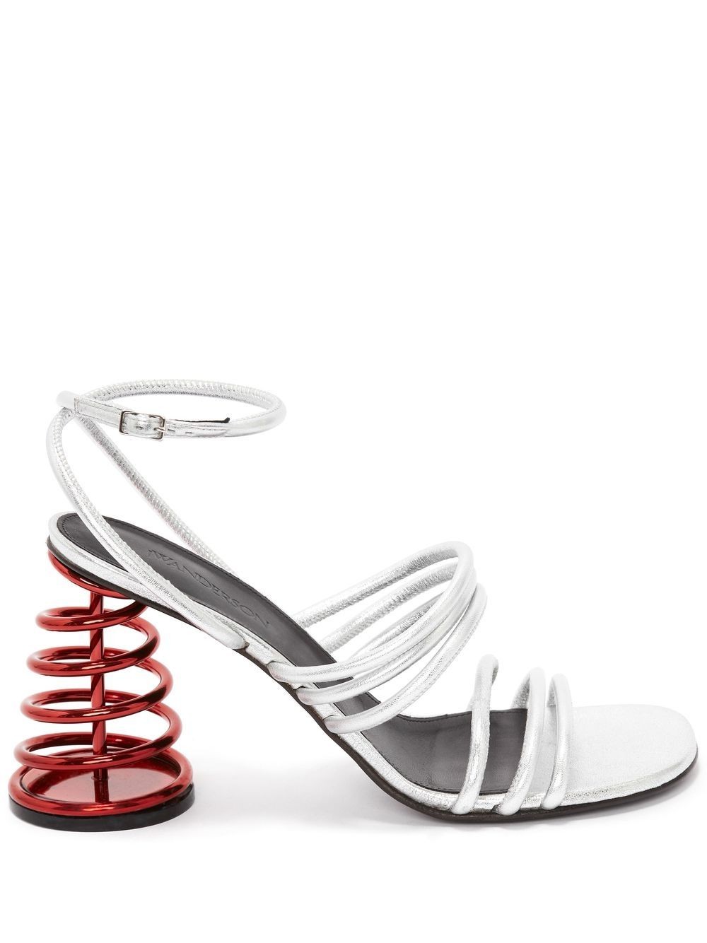 Spiral strappy sandals