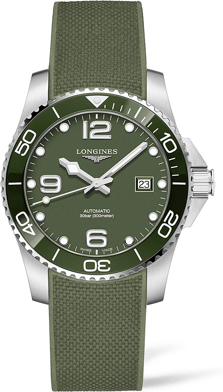 Longines HydroConquest Automatic Green Dial Men's Watch L3.781.4.06.9