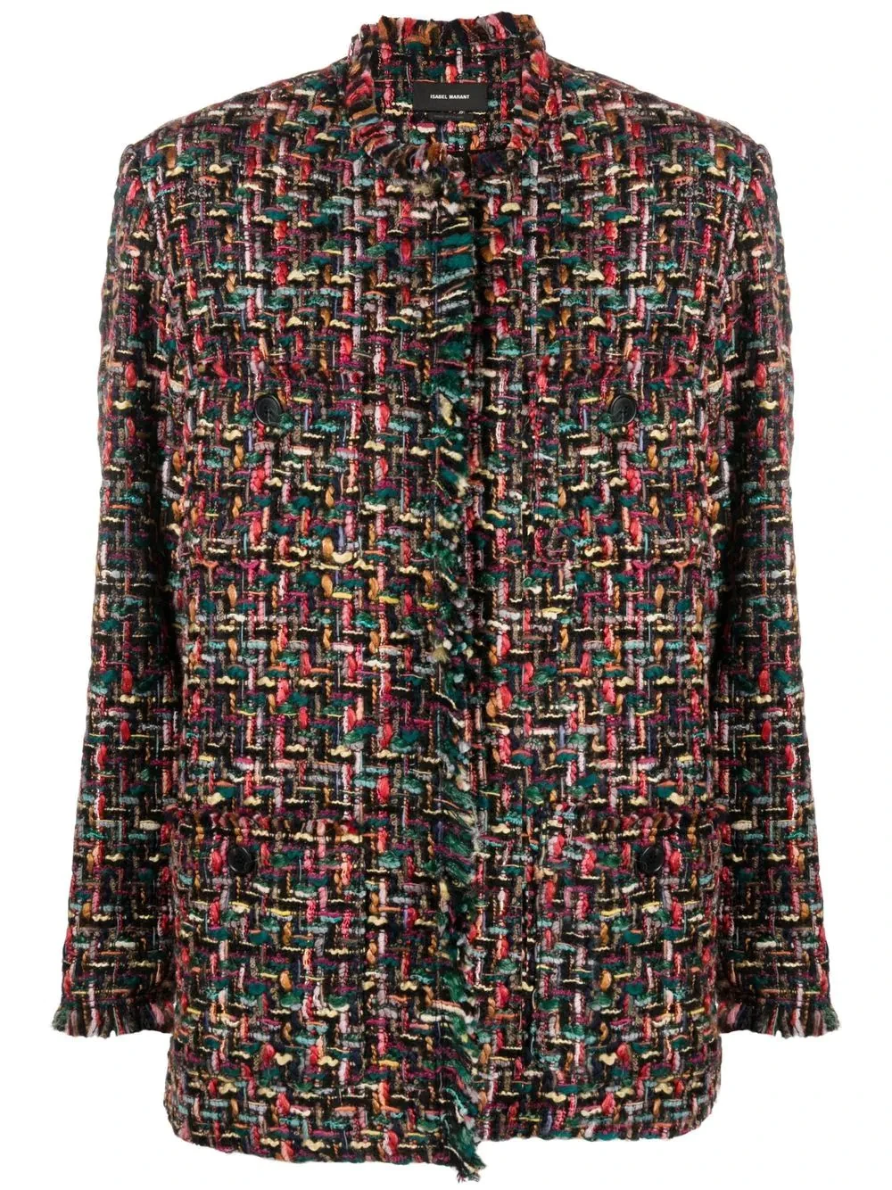 Dianaza oversized tweed jacket