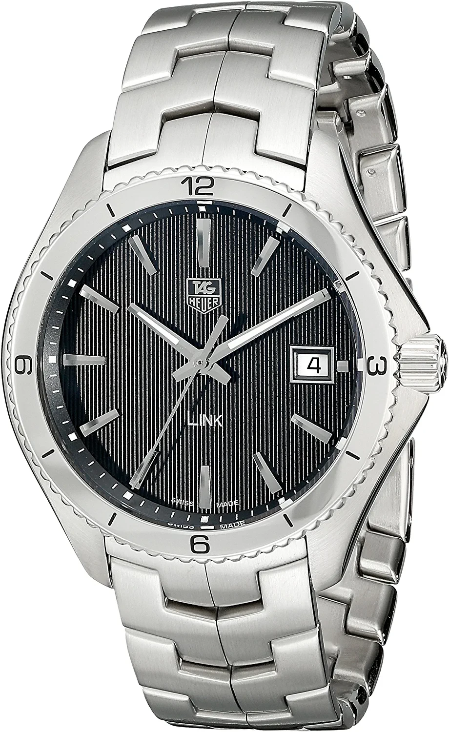 TAG Heuer Men's WAT1110.BA0950 Link Black Dial Watch