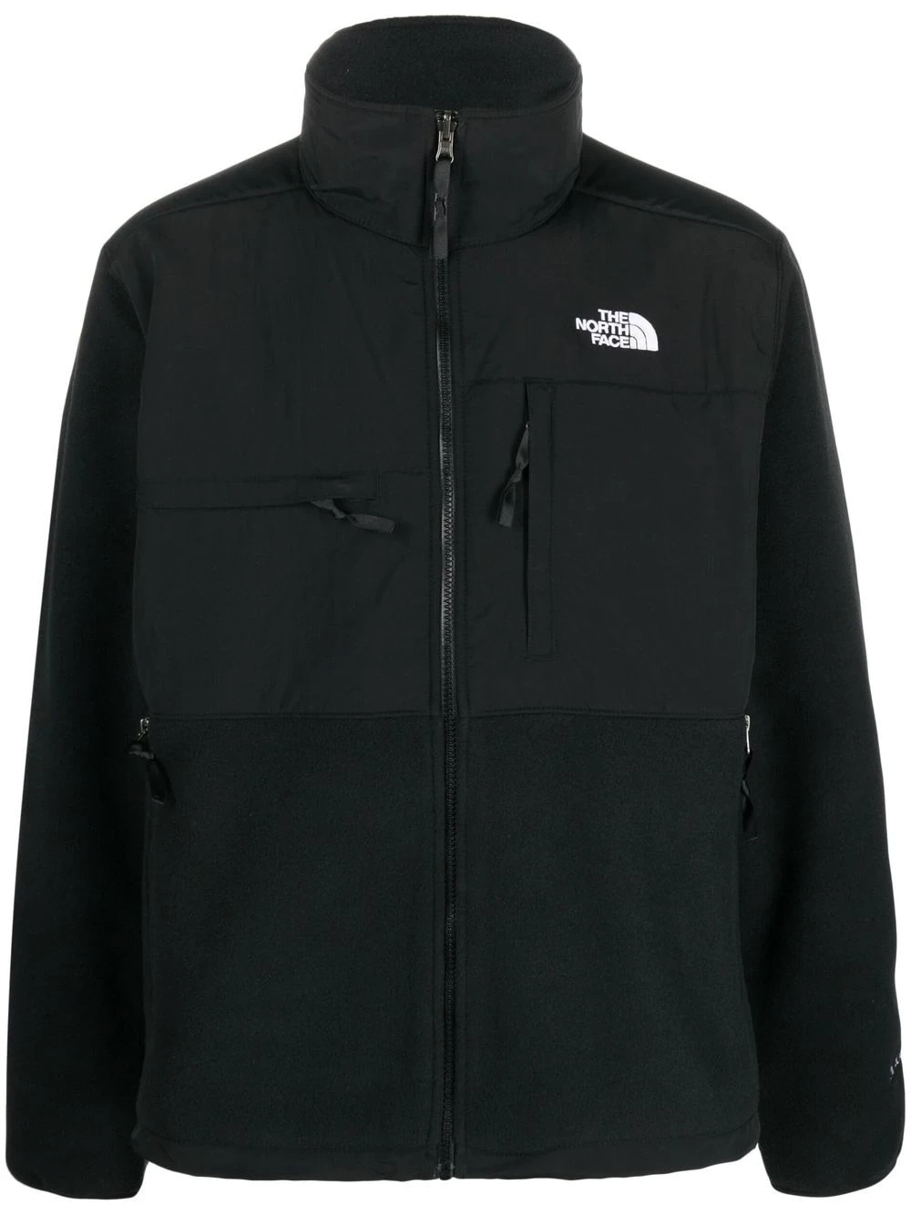 logo-print fleece jacket