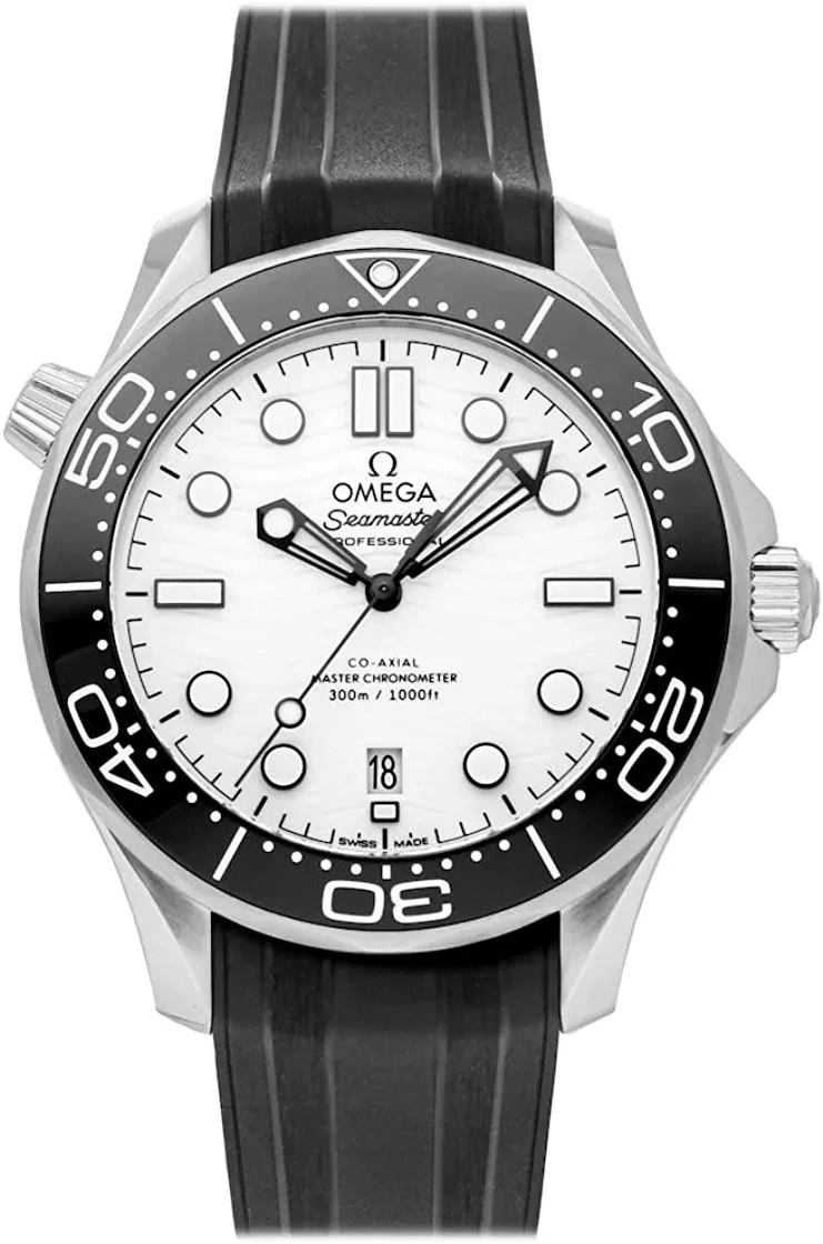 Omega Seamaster Automatic White Dial Watch 210.32.42.20.04.001 (Pre-Owned)