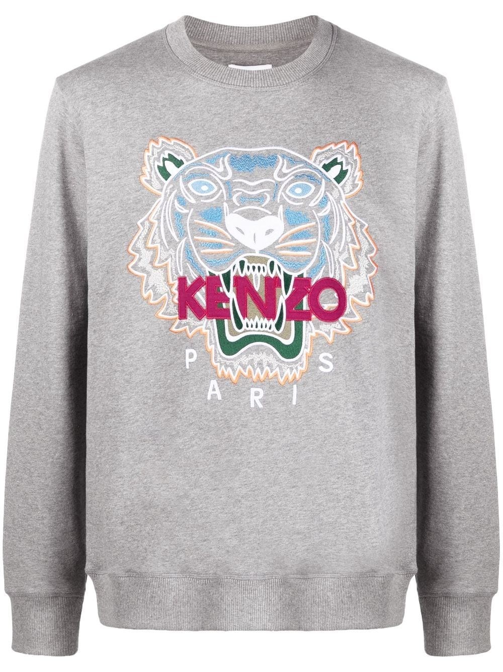 logo print crew neck sweatshirt