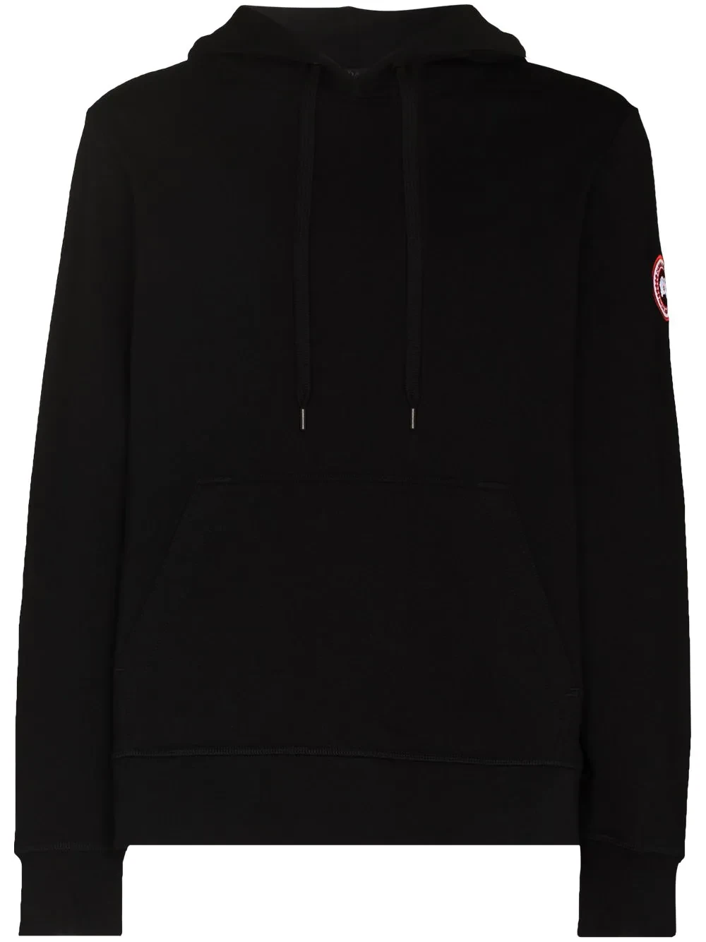 Huron logo-patch hoodie