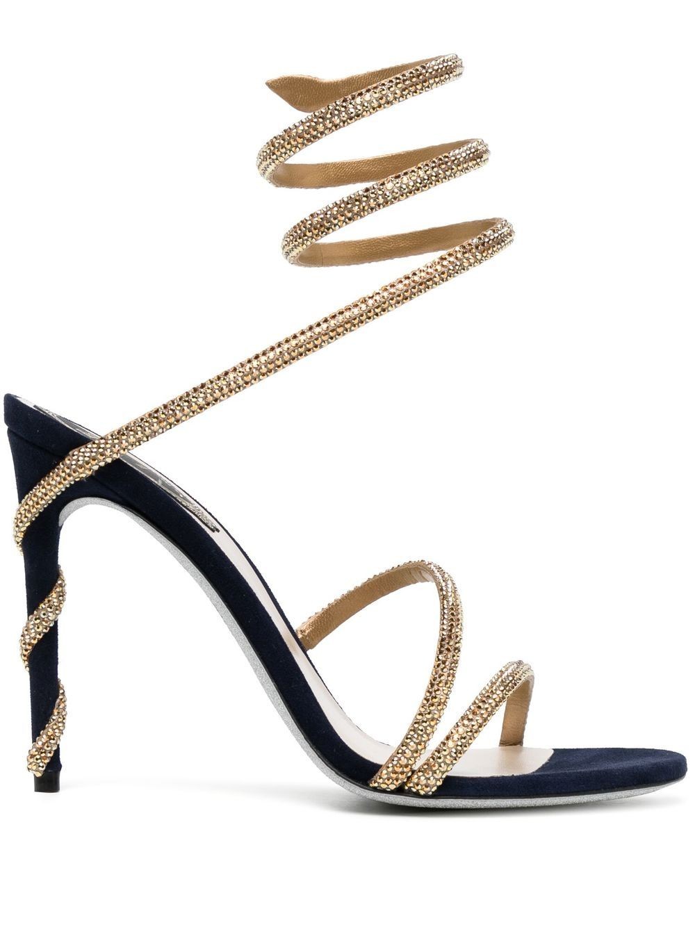 rhinestone strappy sandals