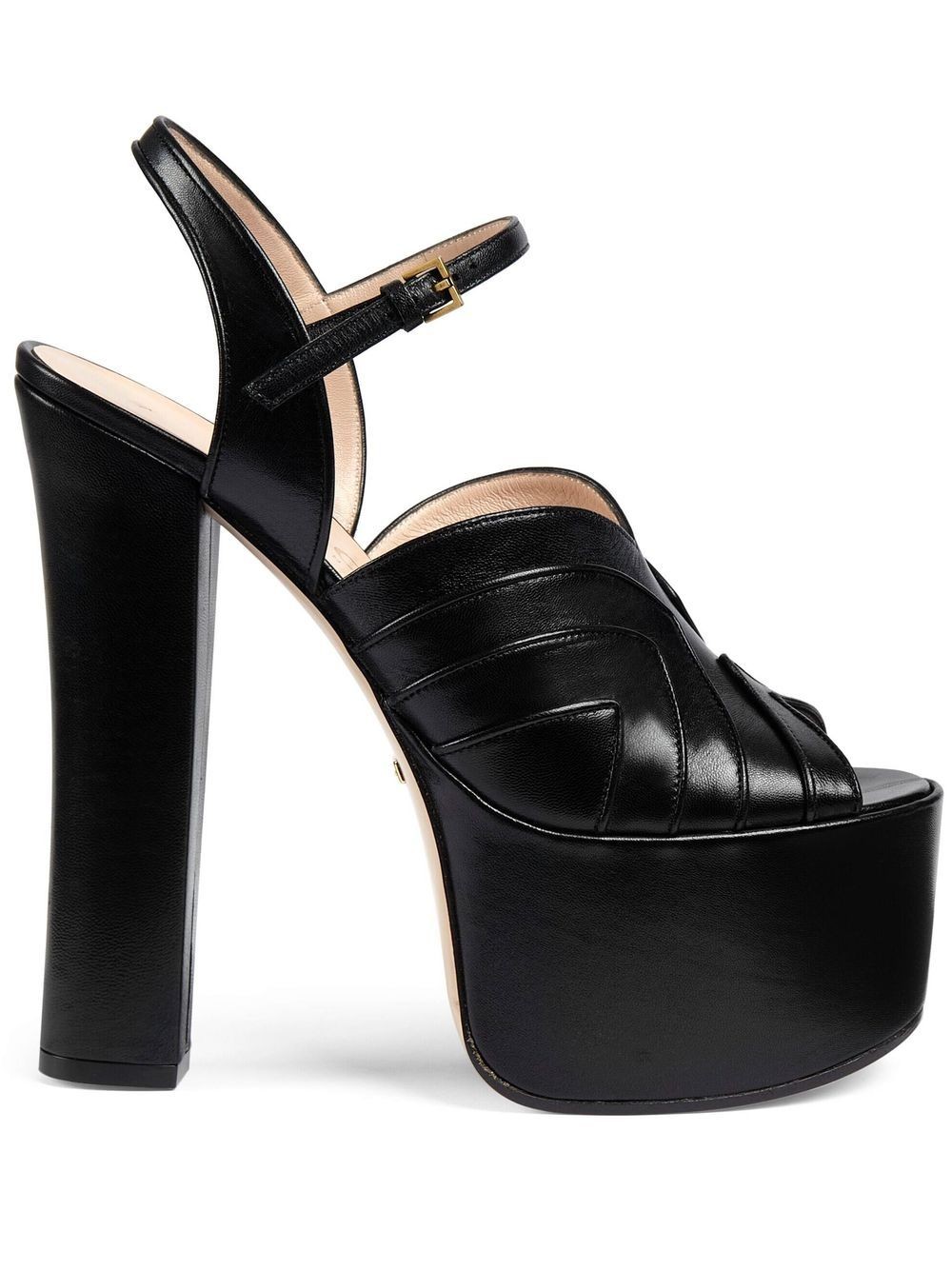 open-toe platform-sole sandals