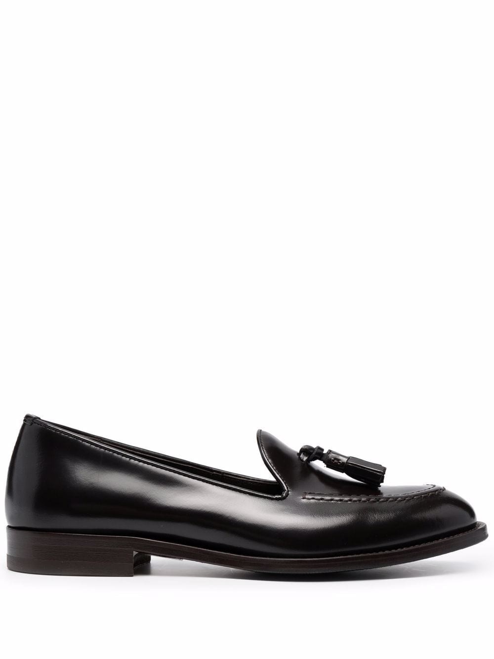 Sienna tassel-embellished leather loafers