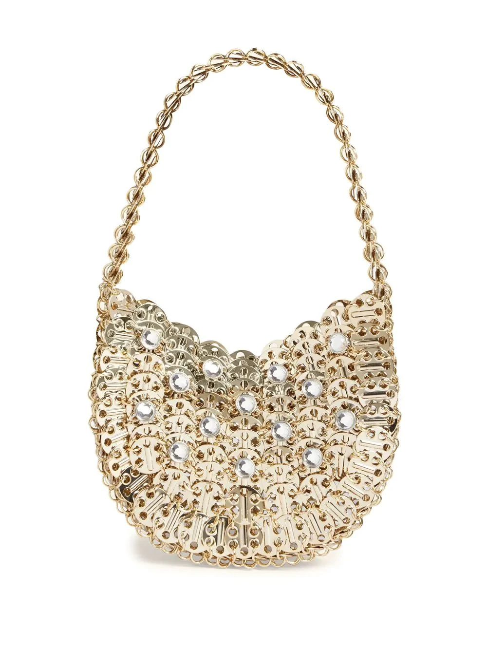 gold-tone sequin-embellished bag